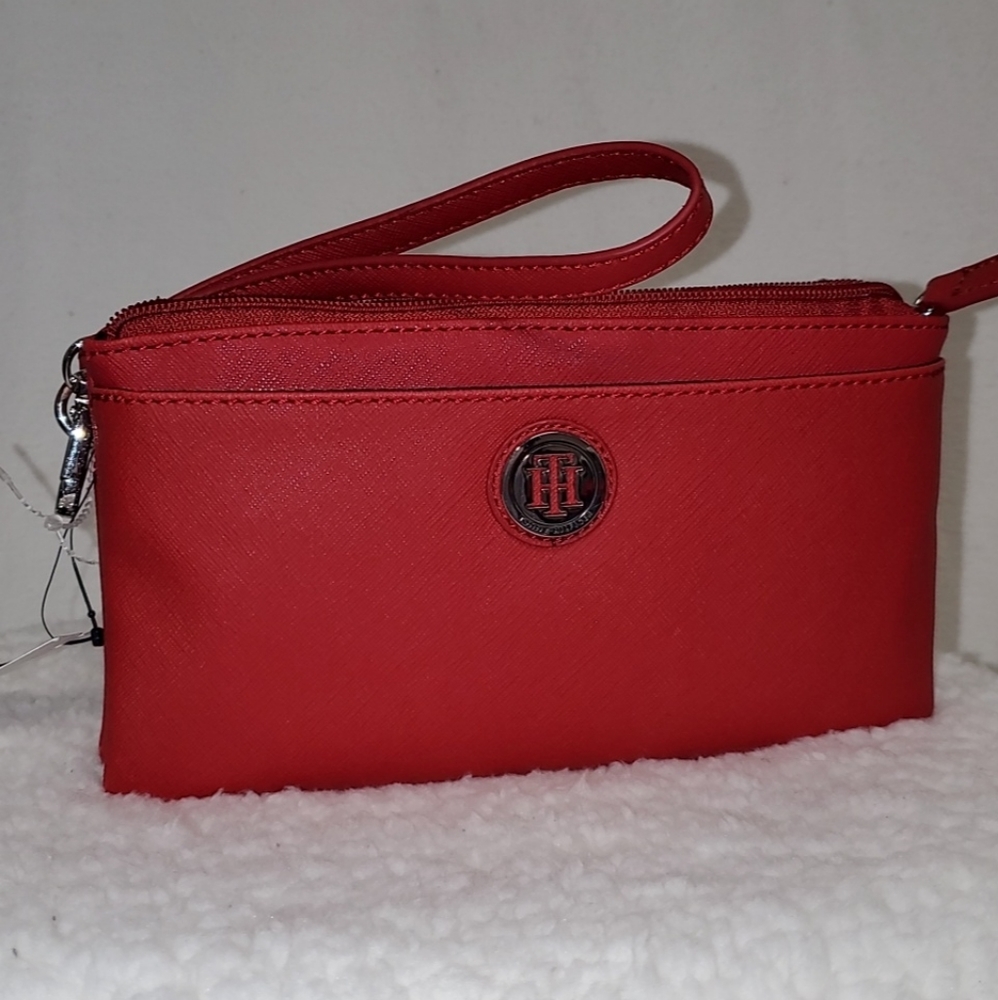 Tommy Hilfiger Red Wallet/Clutch.